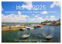 Vorderes Coverbild Irland 2025. Impressionen zwischen grünen Hügeln und blauen Küsten (Wandkalender 2025 DIN A2 quer), CALVENDO Monatskalender