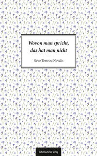 Vorderes Coverbild Wovon man spricht, das hat man nicht