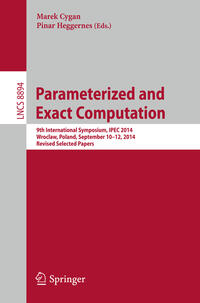 Vorderes Coverbild Parameterized and Exact Computation
