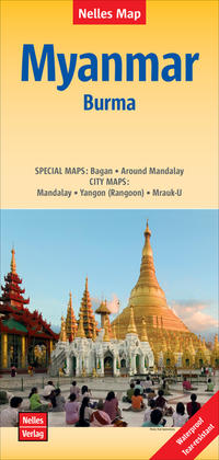 Vorderes Coverbild Nelles Map Landkarte Myanmar – Burma | Myanmar – Birmanie | Myanmar - Birmania