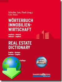 Vorderes Coverbild Wörterbuch Immobilienwirtschaft Deutsch-Englisch / Englisch-Deutsch