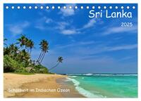 Vorderes Coverbild Sri Lanka, Schönheit im Indischen Ozean (Tischkalender 2025 DIN A5 quer), CALVENDO Monatskalender