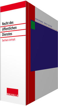 Vorderes Coverbild Recht des öffentlichen Dienstes Sachsen-Anhalt