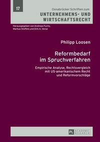 Vorderes Coverbild Reformbedarf im Spruchverfahren