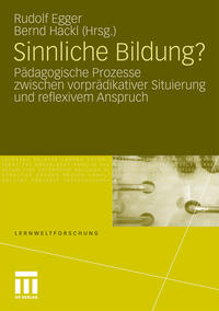 Vorderes Coverbild Sinnliche Bildung?
