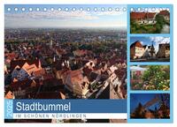 Vorderes Coverbild Stadtbummel im schönen Nördlingen (Tischkalender 2025 DIN A5 quer), CALVENDO Monatskalender
