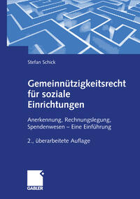 Vorderes Coverbild Gemeinnützigkeitsrecht für soziale Einrichtungen