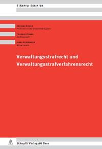 Vorderes Coverbild Verwaltungsstrafrecht und Verwaltungsstrafverfahrensrecht