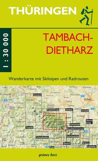 Vorderes Coverbild Wanderkarte Tambach-Dietharz
