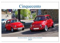 Vorderes Coverbild Cinquecento Der kleine Italiener - 60 Jahre zeitloses Kultobjekt (Wandkalender 2025 DIN A3 quer), CALVENDO Monatskalender