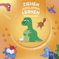 Vorderes Coverbild Ziehen - Aufklappen - Lernen: Dinosaurier