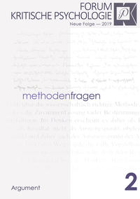 Vorderes Coverbild Forum Kritische Psychologie / Methodenfragen
