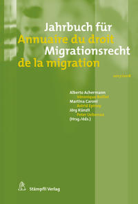 Vorderes Coverbild Jahrbuch für Migrationsrecht 2017/2018 - Annuaire du droit de la migration 2017/2018