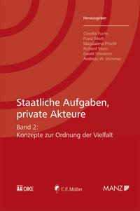 Vorderes Coverbild Staatliche Aufgaben, private Akteure