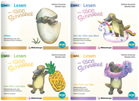 Vorderes Coverbild Paket – Lesen mit Rico Schnabel, Heft 1-4, silbierte Ausgabe mit BOOKii-Funktion