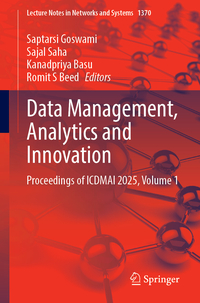 Vorderes Coverbild Data Management, Analytics and Innovation