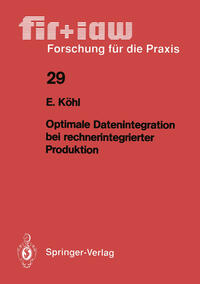 Vorderes Coverbild Optimale Datenintegration bei rechnerintegrierter Produktion