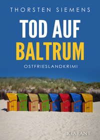 Vorderes Coverbild Tod auf Baltrum. Ostfrieslandkrimi