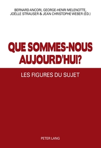 Vorderes Coverbild Que sommes-nous aujourd’hui ?