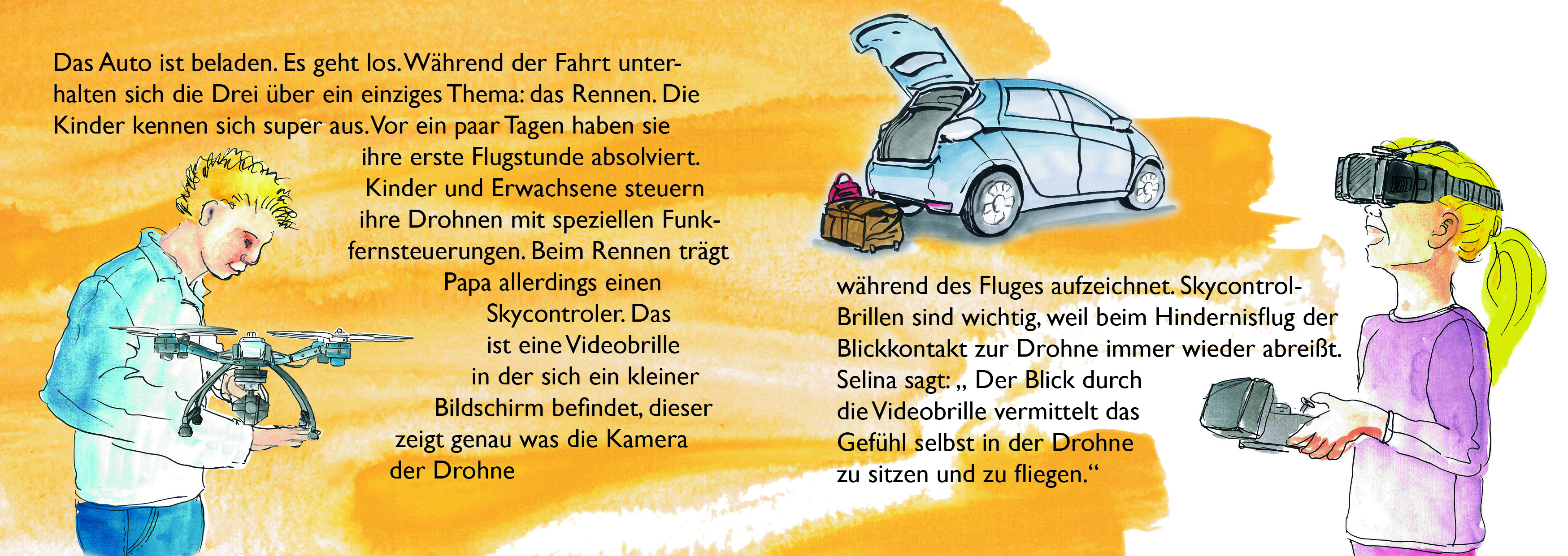 Beispielinhalt (Bild) ... und Feinwerkmechaniker fliegen sogar um die Wette