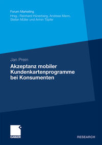 Vorderes Coverbild Akzeptanz mobiler Kundenkartenprogramme bei Konsumenten