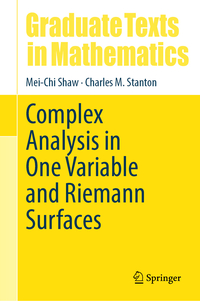 Vorderes Coverbild Complex Analysis in One Variable and Riemann Surfaces
