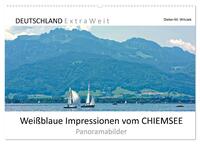 Vorderes Coverbild Weißblaue Impressionen vom Chiemsee (Wandkalender 2026 DIN A2 quer), CALVENDO Monatskalender