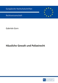 Vorderes Coverbild Häusliche Gewalt und Polizeirecht