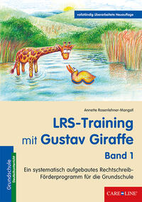 Vorderes Coverbild LRS-Training mit Gustav Giraffe - Band 1
