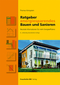 Vorderes Coverbild Ratgeber energiesparendes Bauen und Sanieren
