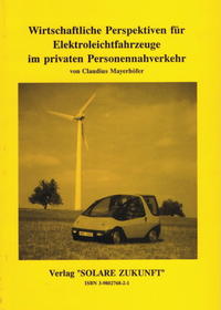 Vorderes Coverbild Wirtschaftliche Perspektiven für Elektroleichtfahrzeuge im privaten Personennahverkehr