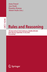 Vorderes Coverbild Rules and Reasoning