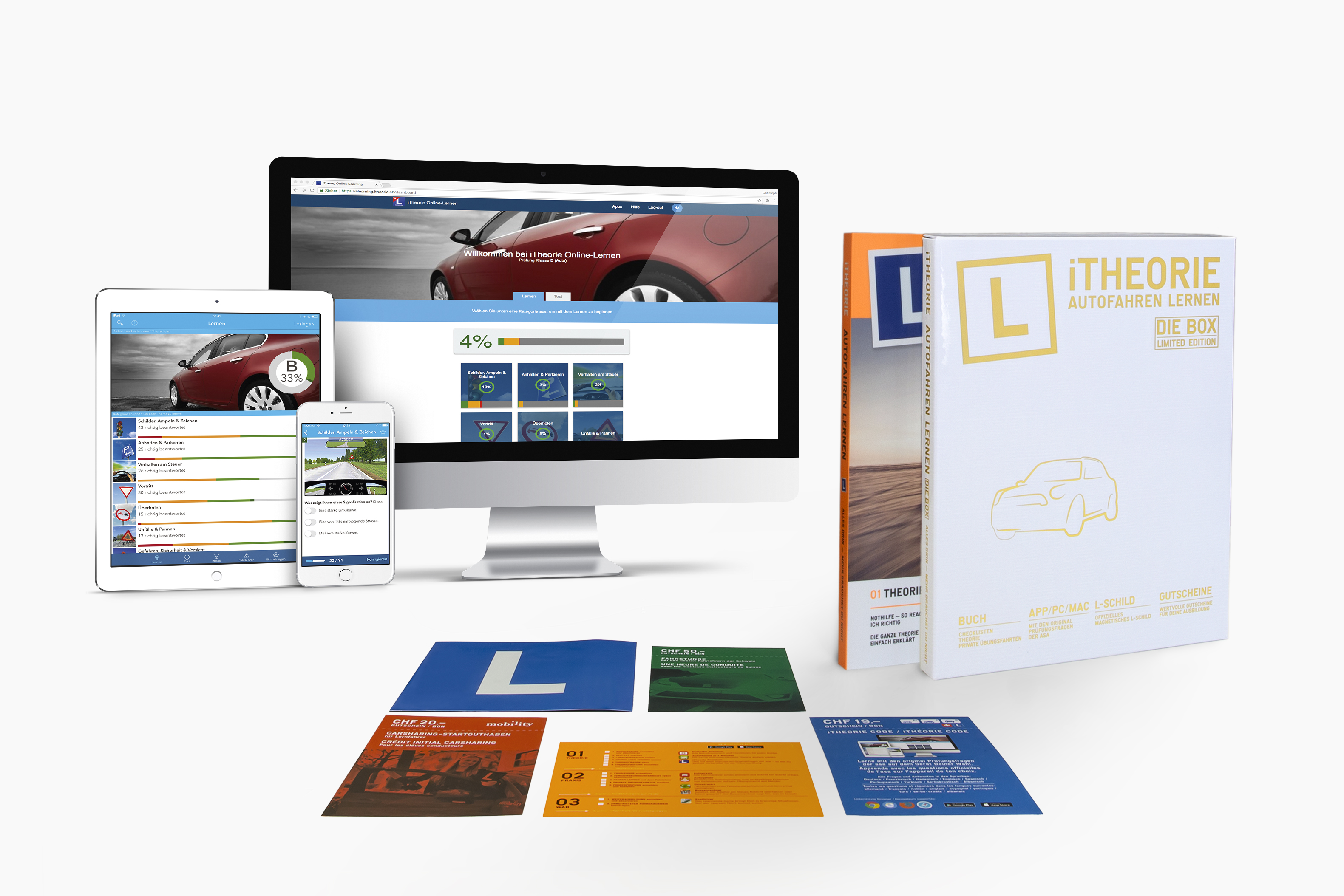 Beispielinhalt (Bild) iTHEORIE Autofahren lernen 2020/2021 LIMITED EDITION WHITE