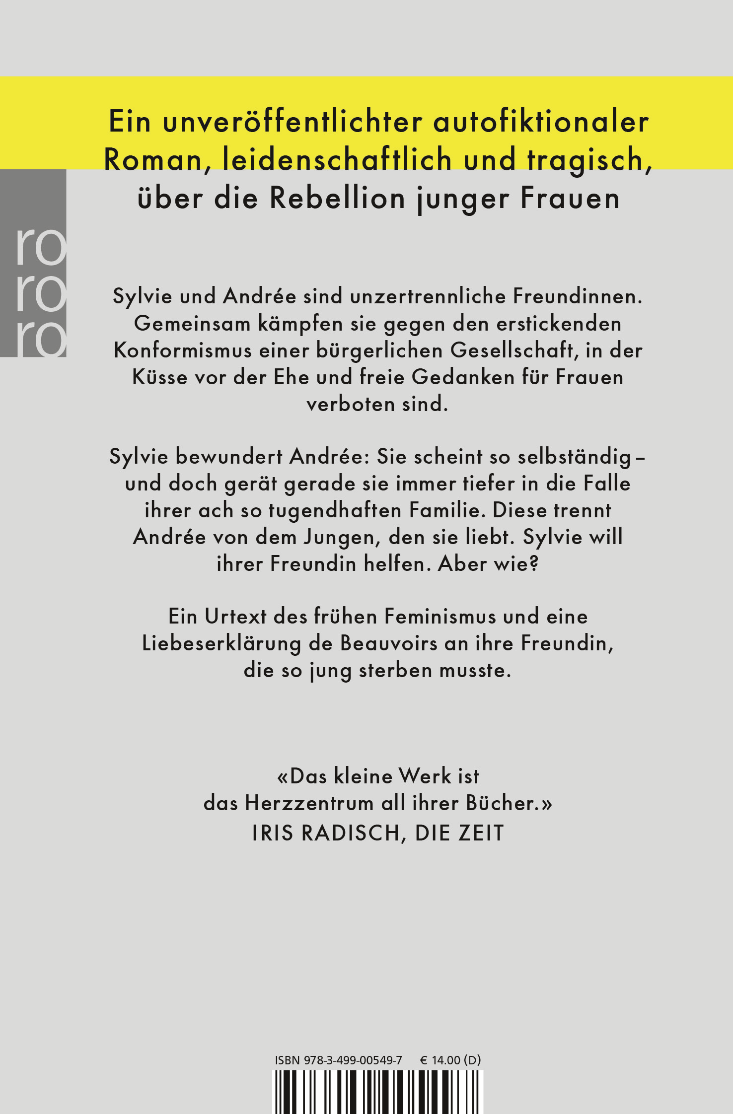 Rückseitencover Die Unzertrennlichen