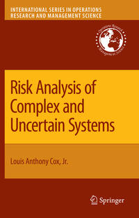 Vorderes Coverbild Risk Analysis of Complex and Uncertain Systems