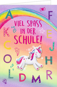 Vorderes Coverbild Grußkarte - Viel Spaß in der Schule!