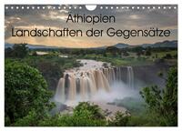 Vorderes Coverbild Äthiopien Landschaften der Gegensätze (Wandkalender 2025 DIN A4 quer), CALVENDO Monatskalender
