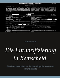 Vorderes Coverbild Die Entnazifizierung in Remscheid