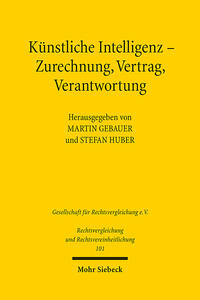 Vorderes Coverbild Künstliche Intelligenz - Zurechnung, Vertrag, Verantwortung