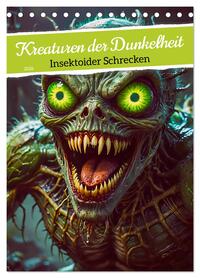Vorderes Coverbild Kreaturen der Dunkelheit - Insektoider Schrecken (Tischkalender 2026 DIN A5 hoch), CALVENDO Monatskalender