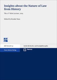 Vorderes Coverbild Insights about the Nature of Law from History