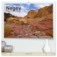Vorderes Coverbild NEGEV Wege in der Wüste (hochwertiger Premium Wandkalender 2025 DIN A2 quer), Kunstdruck in Hochglanz