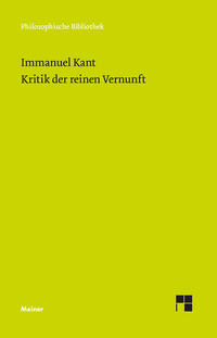 Vorderes Coverbild Kritik der reinen Vernunft