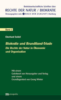 Vorderes Coverbild Biokratie und Brundtland-Triade