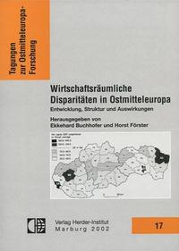Vorderes Coverbild Wirtschaftsräumliche Disparitäten