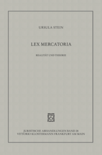 Vorderes Coverbild Lex mercatoria