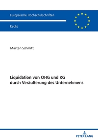 Vorderes Coverbild Liquidation von OHG und KG durch Veräußerung des Unternehmens