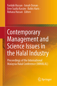 Vorderes Coverbild Contemporary Management and Science Issues in the Halal Industry