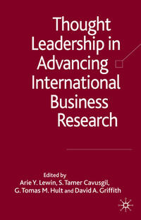 Vorderes Coverbild Thought Leadership in Advancing International Business Research