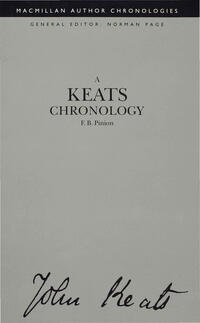 Vorderes Coverbild A Keats Chronology